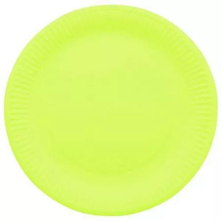 Assiette jetable Ø23cm Ronde (lot 10) - Vert