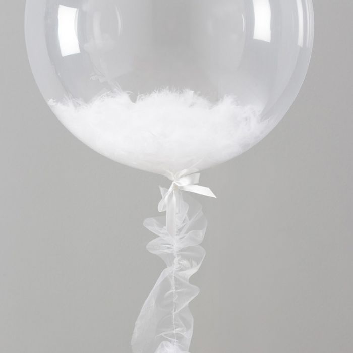 ballon transparent geant a confettis